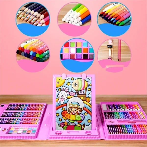 Deluxe Kids Art Supplies Set