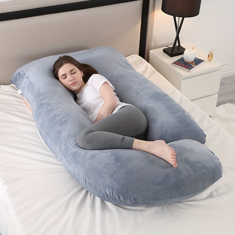 MaternityEase - J-Shaped Pillow for Pregnant Moms