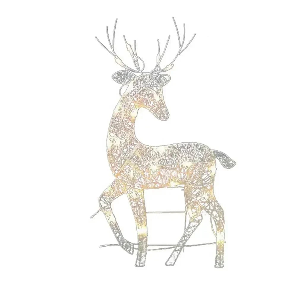 Christmas Lights Outdoor Reindeer Decoration Set