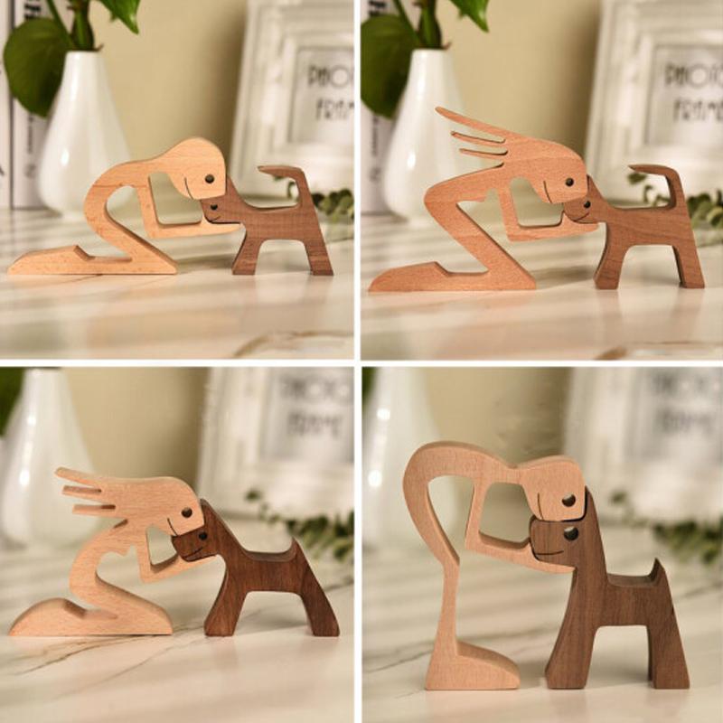 Tier lovers - Table ornaments made of wood carving