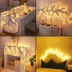 Wall Lights with LED Willow Branch Design