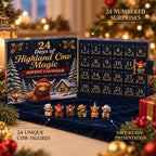 Scottish Highlander Advent Calendar 2026 - 24 Collectible Figurines