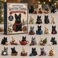 Scottish Terrier Advent Calendar 2026 - 24 Scottie Christmas Ornaments