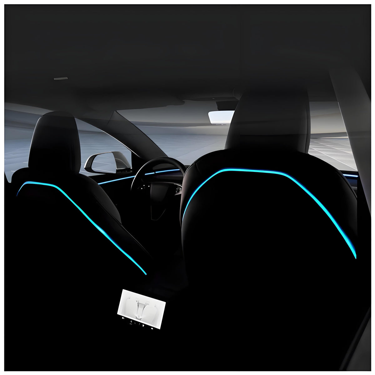 Seat Back Ambient Lighting for Model 3 Highland & Model Y Juniper (2PCS) | Miroken