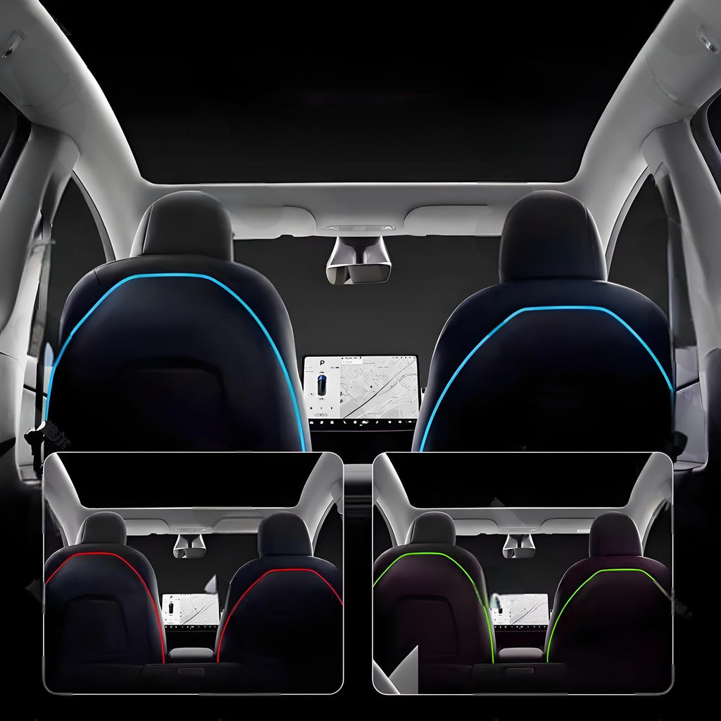 Seat Back Ambient Lighting for Model 3 Highland & Model Y Juniper (2PCS) | Miroken