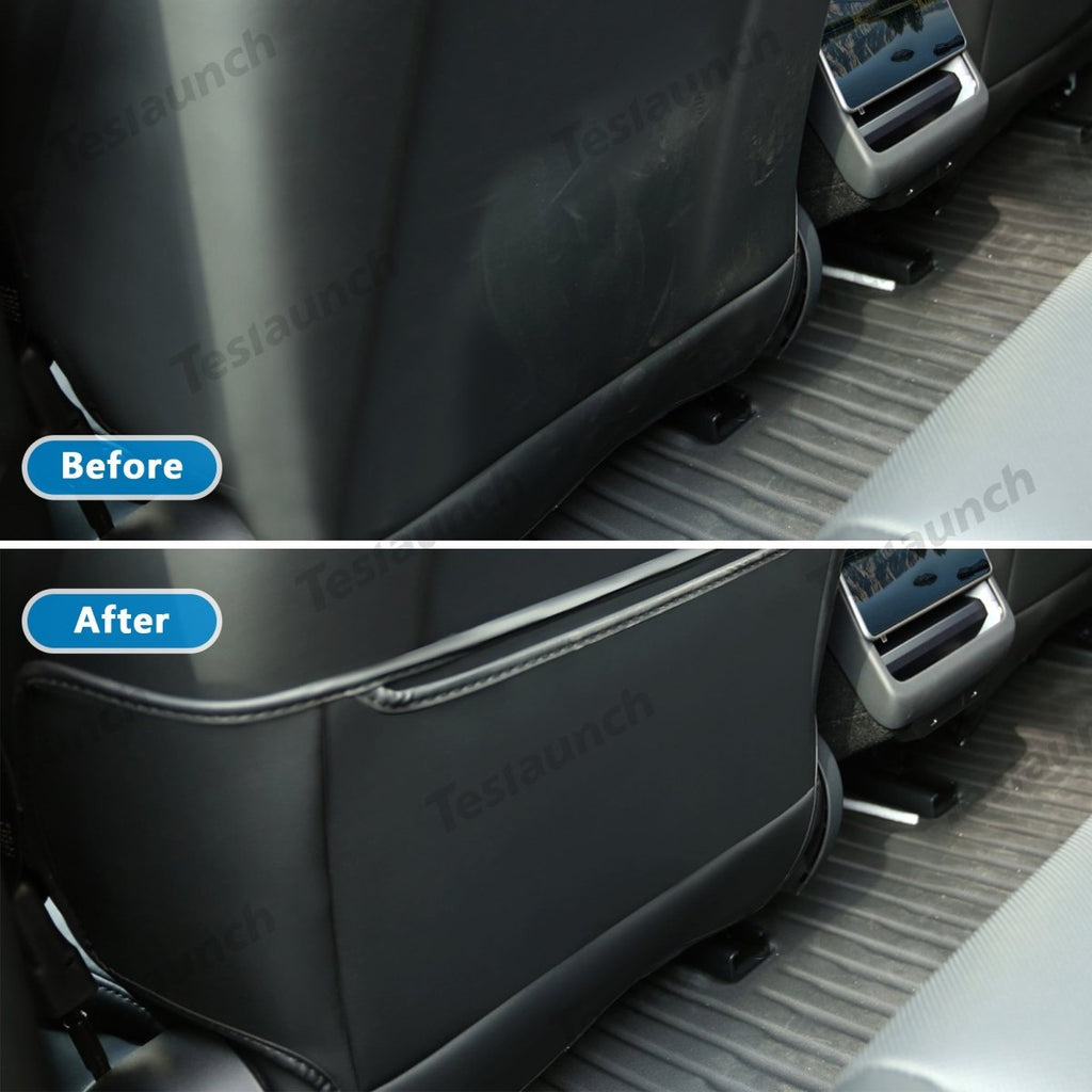 Seat Back Anti Kick Protectors Cover Mats Semi-Surrounded Seatback Pad for Tesla 2024+ Model 3 Highland