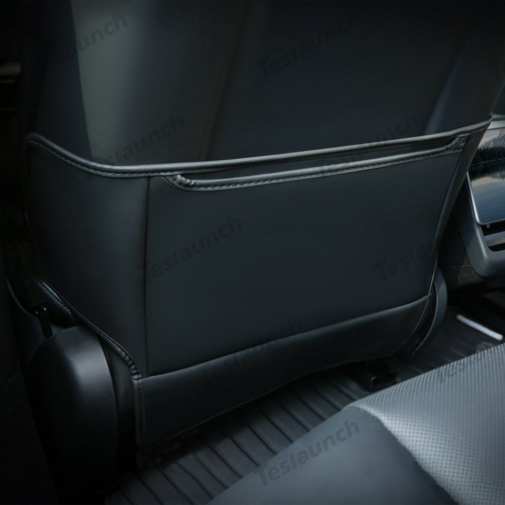 Seat Back Anti Kick Protectors Cover Mats Semi-Surrounded Seatback Pad for Tesla 2024+ Model 3 Highland