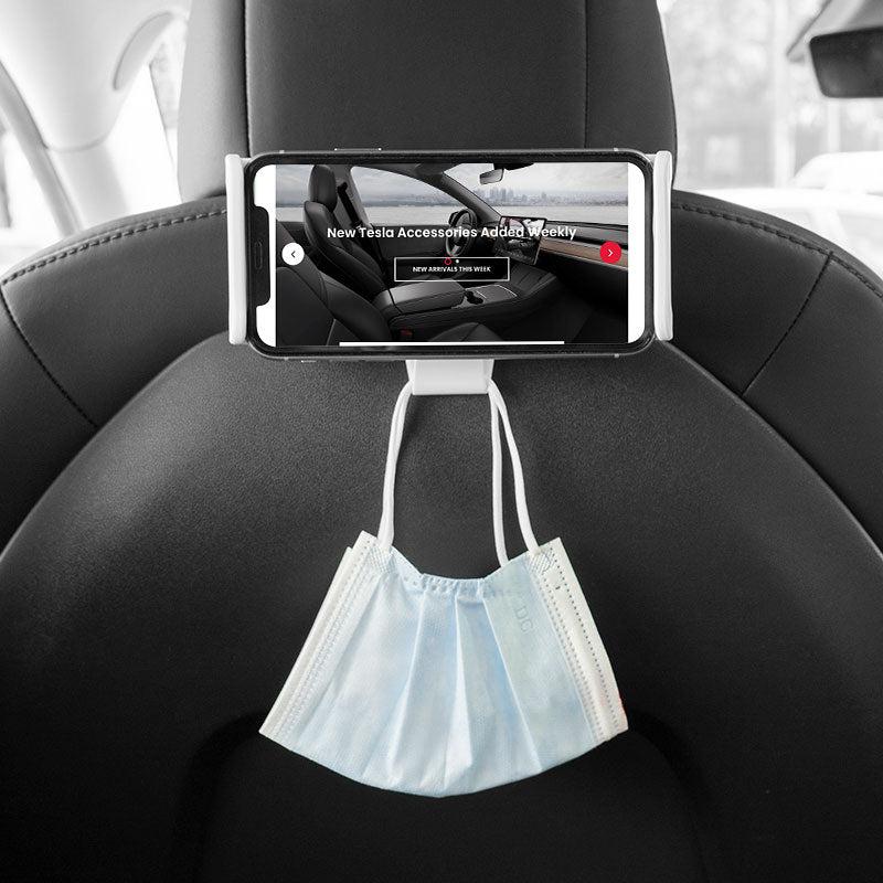 Seat Back Phone & iPad Stretchable Holder for Tesla Model 3/Y