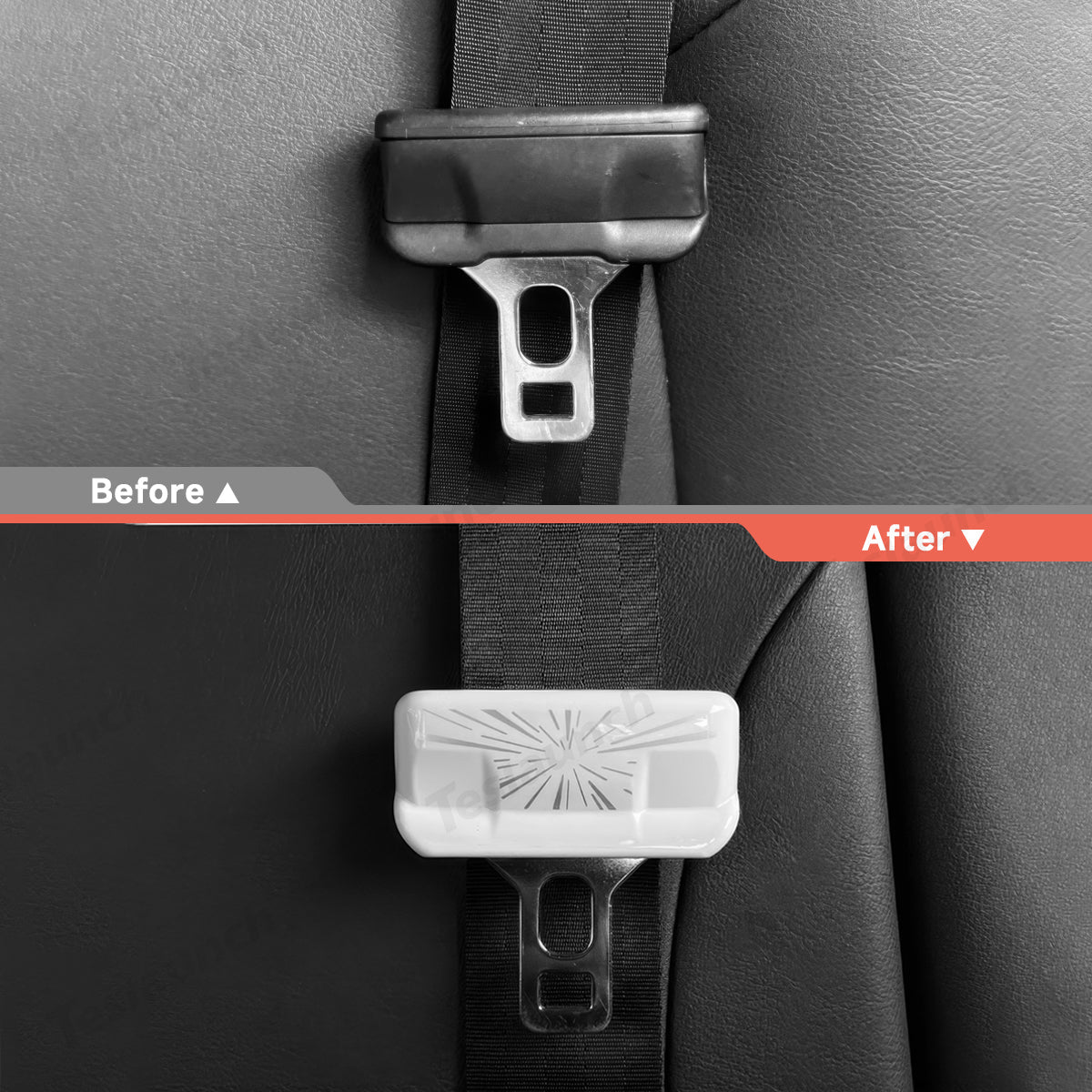 Seat Belt Buckle Cover Set for Tesla Model Y Juniper 2025+
