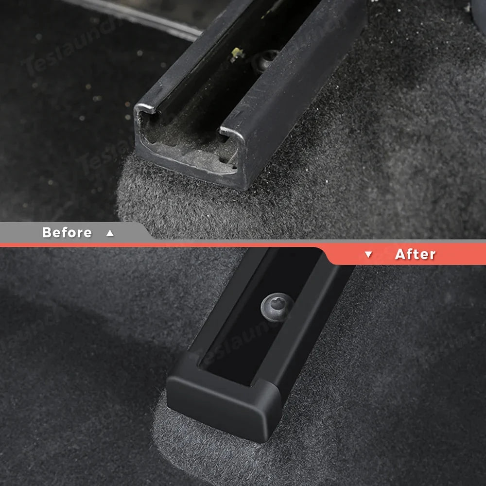 Seat Slide Rail Anti-Kick Cover (4-Piece Set) for Tesla Model Y Juniper 2025+/Model 3 Highland 2024+