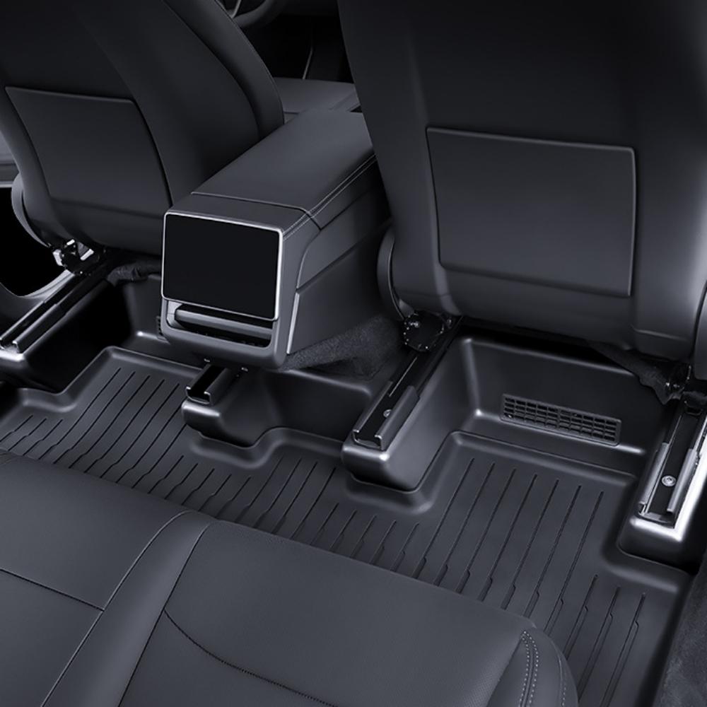 Seat Slide Rail Anti-Kick Guards for Model Y Juniper (5PCS) | Miroken