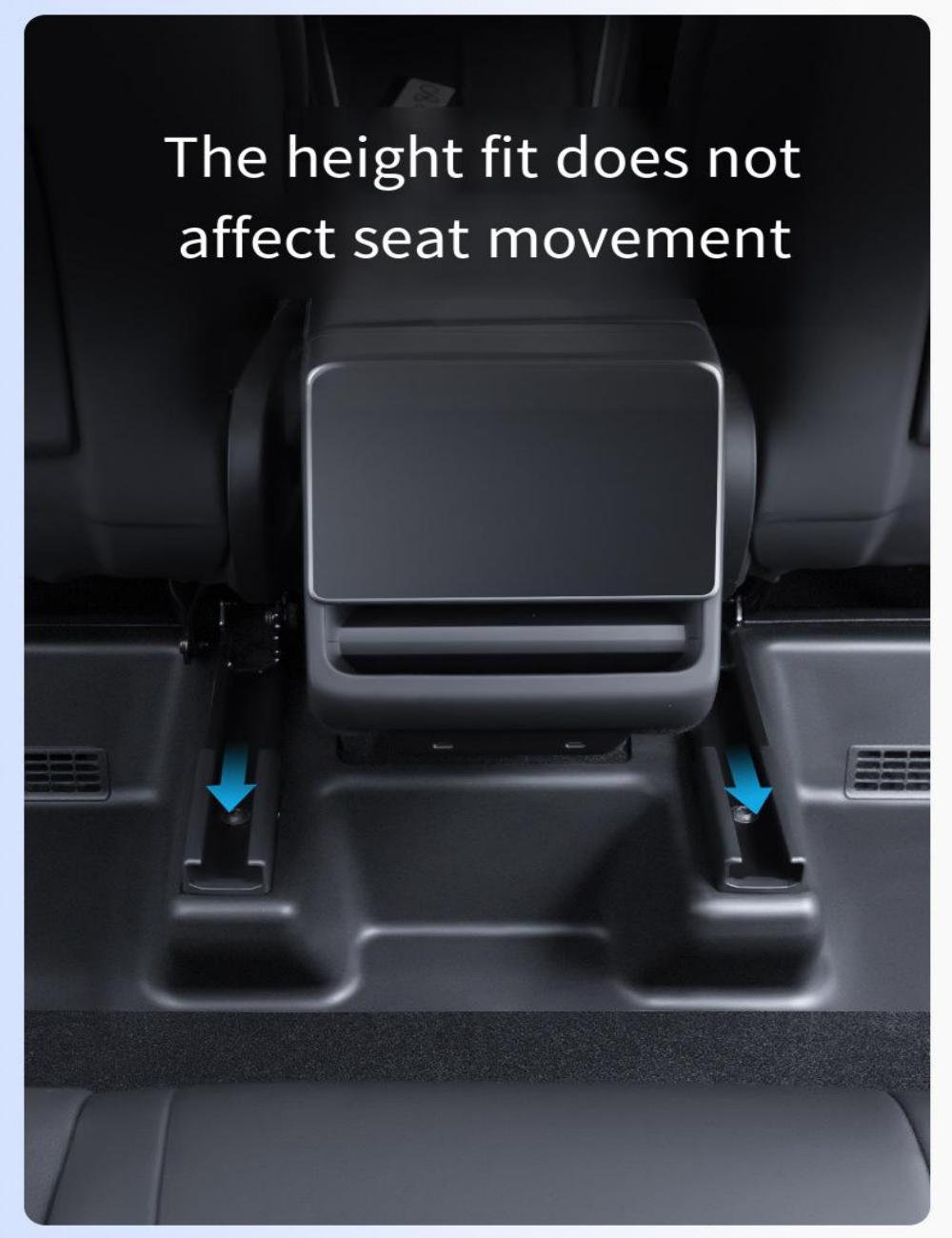 Seat Slide Rail Anti-Kick Guards for Model Y Juniper (5PCS) | Miroken