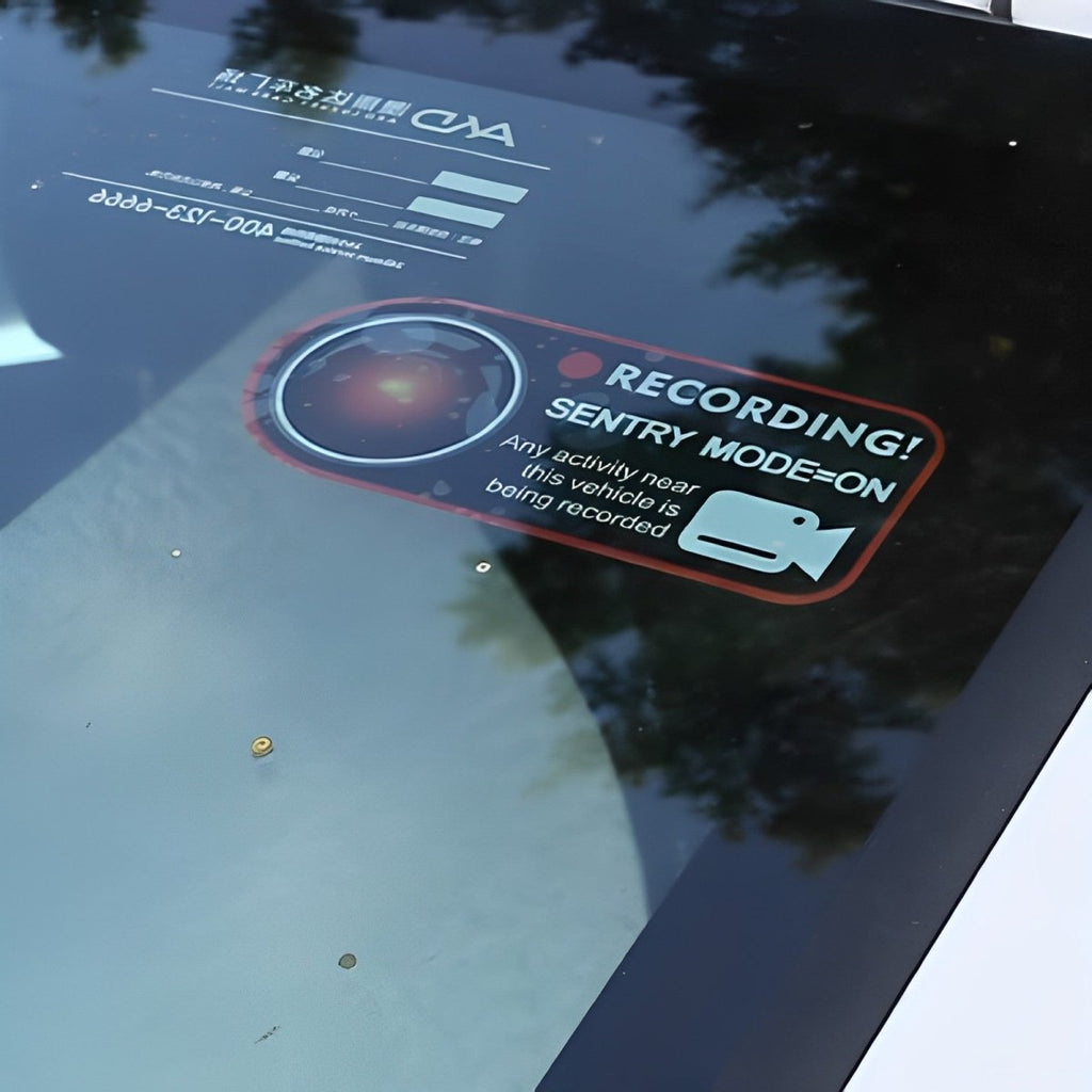 Sentry Mode Sticker for Tesla Model 3/Y/X/S/Cybertruck