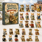 Shiba Inu Advent Calendar 2026 - 24 Acrylic Shiba Hangers