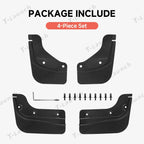 Short Invisible Mud Flaps Splash Guards for Tesla Model Y Juniper 2025+