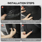 Short Invisible Mud Flaps Splash Guards for Tesla Model Y Juniper 2025+