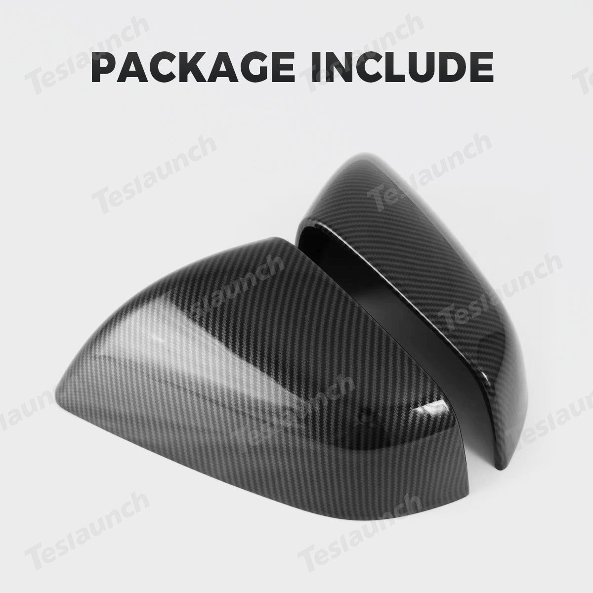Side Mirror Cover Caps – Protective & Stylish Exterior Trim for Tesla 2024+ Model 3 Highland