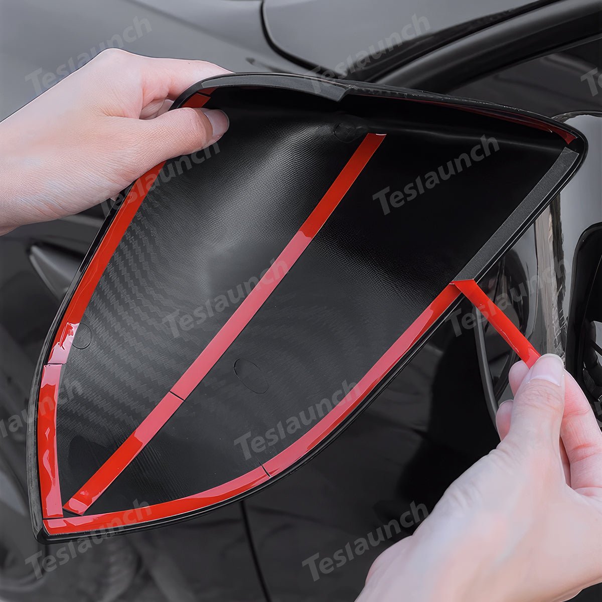 Side Mirror Cover Caps – Protective & Stylish Exterior Trim for Tesla 2024+ Model 3 Highland