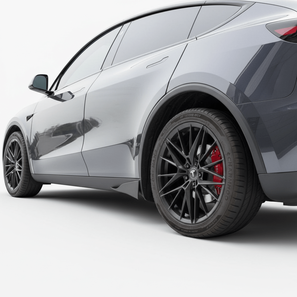 Side Skirts Splitter ABS Rocker Panel for Model Y Juniper | Miroken
