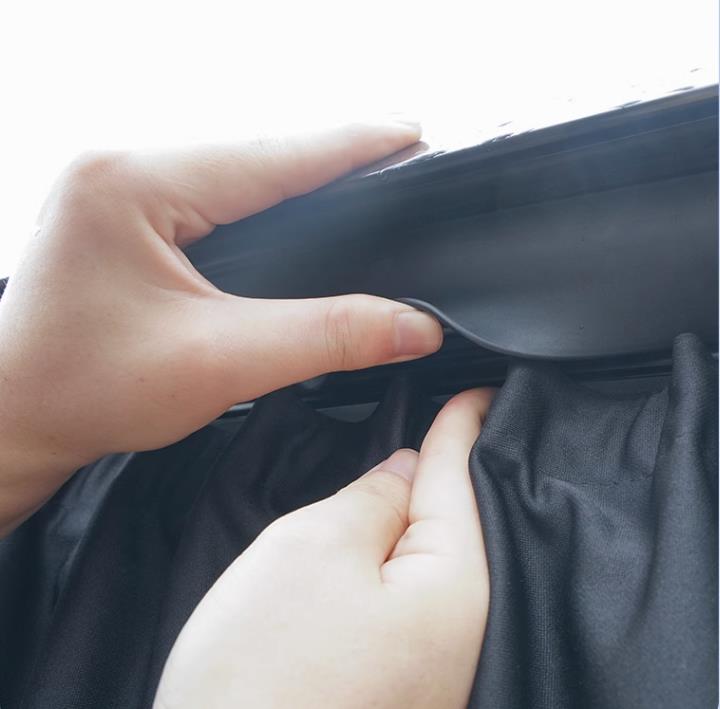 Side Window Track Slide Privacy Curtain Sunshade for Tesla Model 3/Y