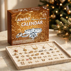 Jewelry Advent Calendar 2026 - 24 Gold-Colored Necklaces, Rings and Earrings