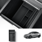 Silicone Center Console & Armrest Lower Storage Tray for Tesla Model Y Juniper 2025+