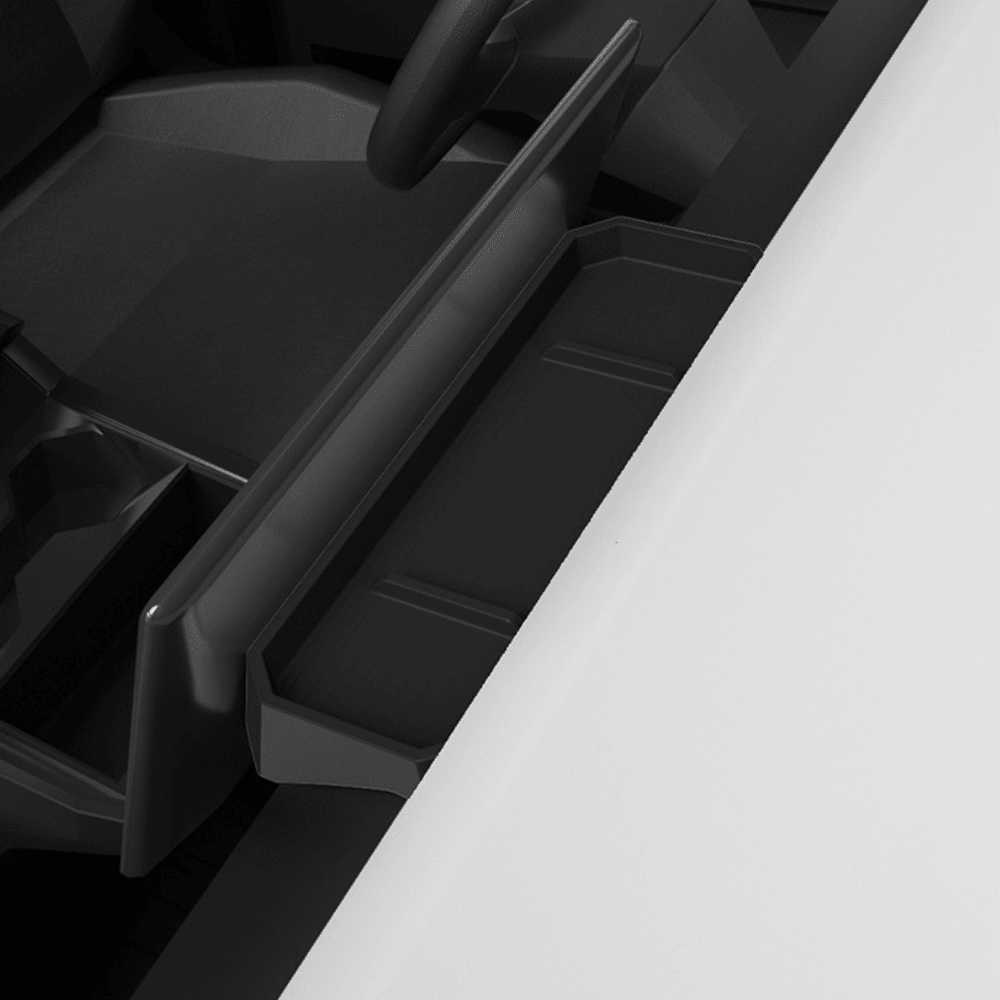 Silicone Center Console Behind Screen Storage Tray for Cybertruck