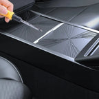 Silicone Center Console Protective Mat for Tesla Model Y Juniper 2025+/Model 3 Highland 2024+