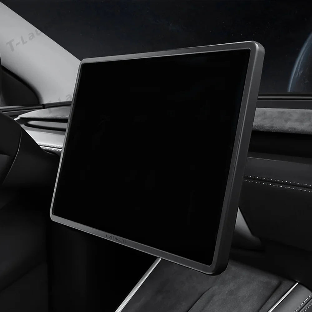 Silicone Center Screen Protection Frame for Tesla Model Y Juniper 2025 / Model 3 Highland 2024+