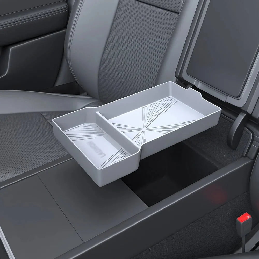Silicone Console Armrest Box Lower Storage Tray for Tesla Model Y Juniper 2025+