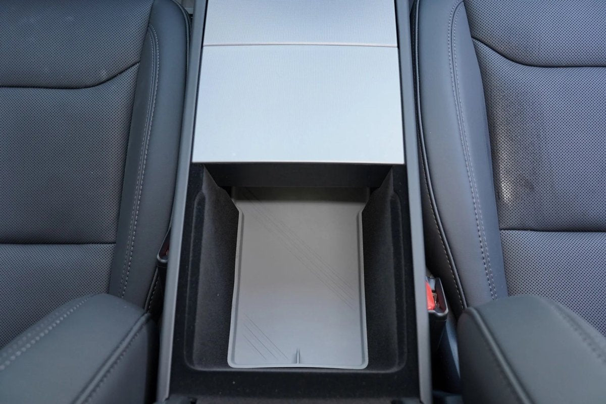 Silicone Console Armrest Box Lower Storage Tray for Tesla Model Y Juniper 2025+