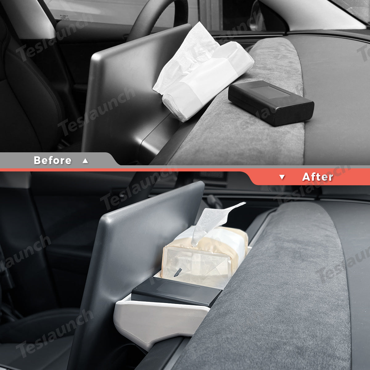 Silicone Dashboard Storage Box for Tesla Model Y Juniper 2025+