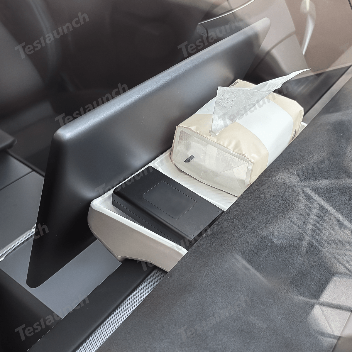 Silicone Dashboard Storage Box for Tesla Model Y Juniper 2025+
