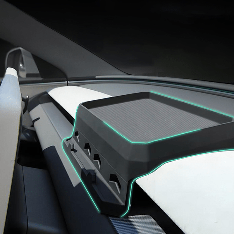 Silicone Dashboard Tissue Tray Hidden Storage Box for Tesla Model Y Juniper 2025+