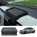 Silicone Dashboard Tissue Tray Hidden Storage Box for Tesla Model Y Juniper 2025+