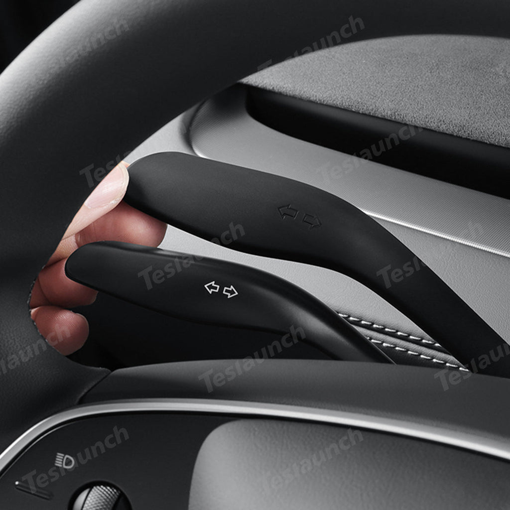 Silicone Turn Signal Stalk Cover for Tesla Model Y Juniper 2025+ (1 Pc)