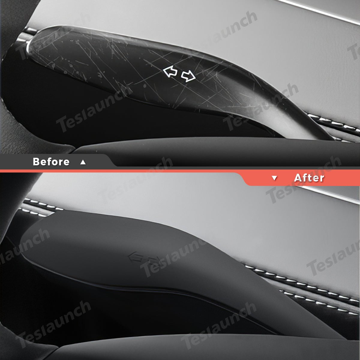 Silicone Turn Signal Stalk Cover for Tesla Model Y Juniper 2025+ (1 Pc)