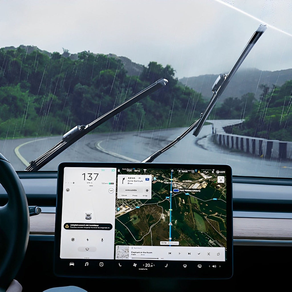 Silicone Windshield Wiper Blades for Tesla Model 3/Y (Set of 2)