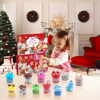 Slime Advent Calendar 2026 - 24 Days of Non-Sticky Christmas Slime and Charms