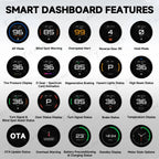 Smart Dashboard Gauge Display – Mini HUD for Tesla Model 3/Y (2017+)