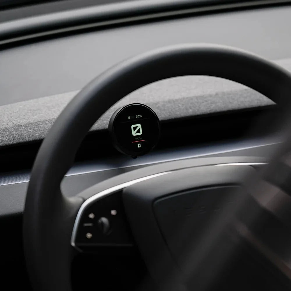 Smart Dashboard Gauge Display – Mini HUD for Tesla Model 3/Y (2017+)