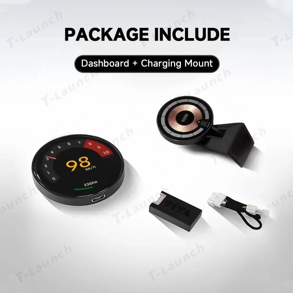 Smart Dashboard Gauge Display – Mini HUD for Tesla Model 3/Y (2017+)