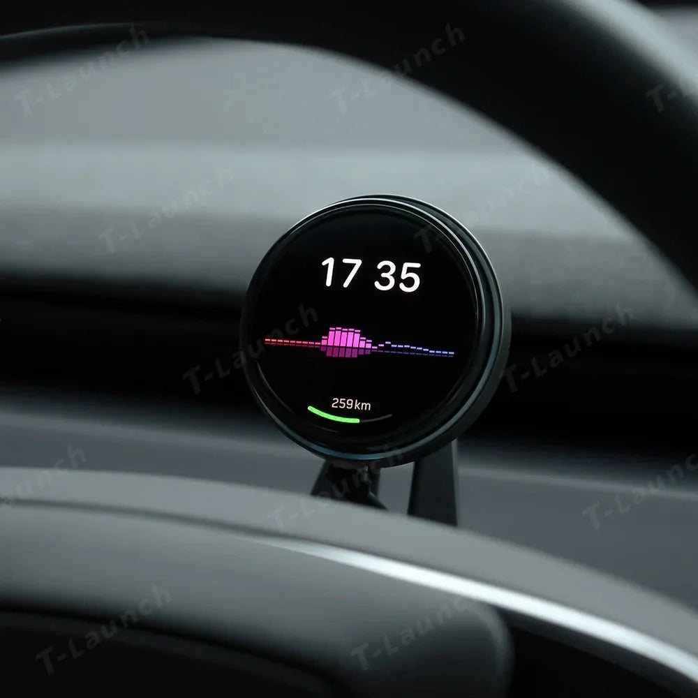 Smart Dashboard Gauge Display – Mini HUD for Tesla Model 3/Y (2017+)