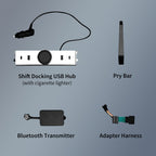 Smart Rotating Gear Shift Dock USB Hub for Tesla Model Y Juniper 2025