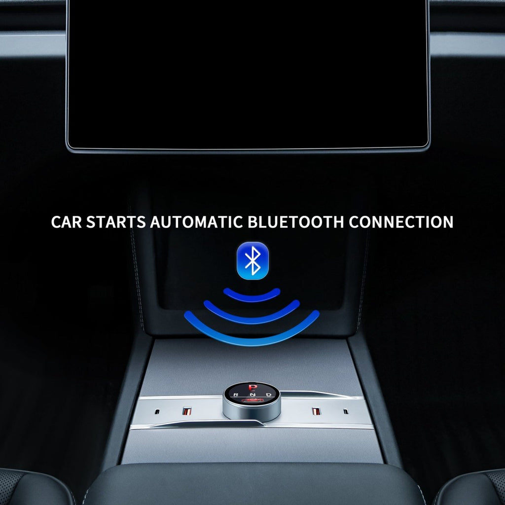 Smart Rotating Gear Shift Dock USB Hub for Tesla Model Y Juniper 2025