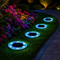 Solar Pathway Lights, Mosaic LED Outdoor Garden Lights for Walkways and Landscape