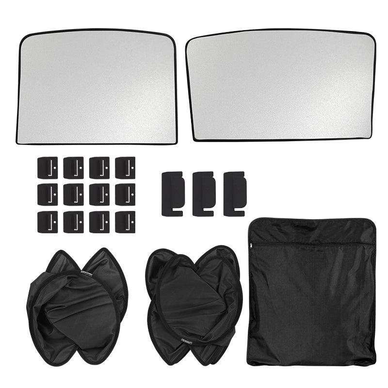 Split Glass Roof Sunshade for Tesla Model Y(2020-2024) Sun Visor Accessories Sun Blocking Heat Shade