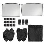 Split Glass Roof Sunshade for Tesla Model Y(2020-2024) Sun Visor Accessories Sun Blocking Heat Shade