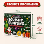 Squishy Dumpling Advent Calendar 2026 - 24 Mini Squishies and 1 Big Surprise