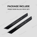Stainless Steel Door Sill Protection Covers for Tesla Model Y Juniper 2025+